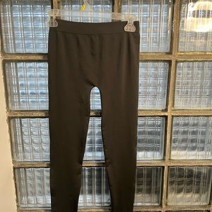 Grey footless tights